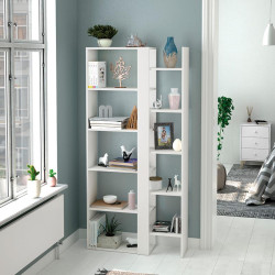 ESTANTERIA 162X78X25CM BLANCO ARTIK MOMI