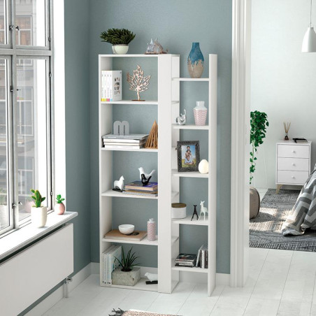 ESTANTERIA 162X78X25CM BLANCO ARTIK MOMI