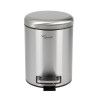 PAPELERA DE BANO INOX 5 LITROS ACABADO BRILLO BENOTTI