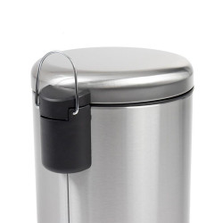 PAPELERA DE BANO INOX 5 LITROS ACABADO BRILLO BENOTTI