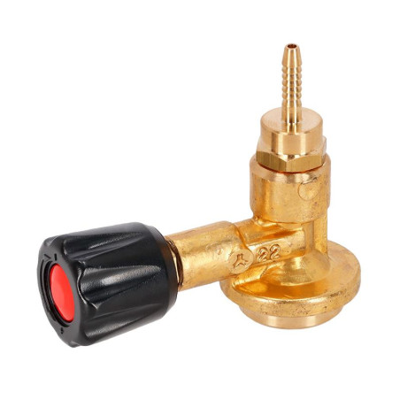 REDUCTOR DE GAS CON VALVULA ANTIRETORNO SET 90 OXYTURBO