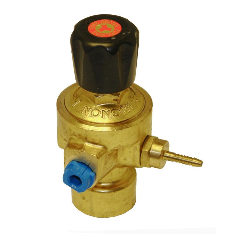 REDUCTOR MINI PROPANO BUTANO CGA600 SIN MANOMETRO SET 110 OXYTURBO