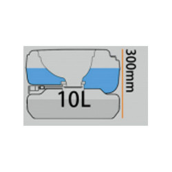 INODORO QUIMICO PORTATIL 10 LITROS SERIE 400 BENOTTI