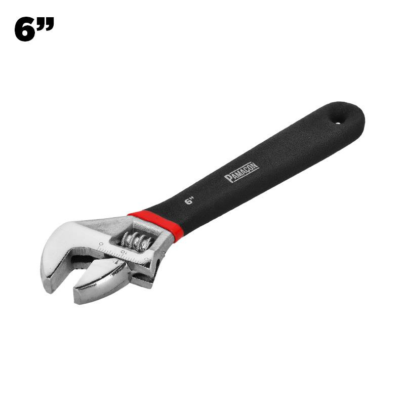 LLAVE AJUSTABLE 6 MANGO RECUBIERTO PAMACON