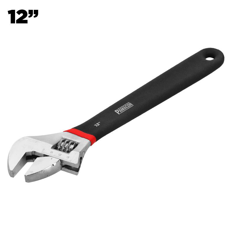 LLAVE AJUSTABLE 12 MANGO RECUBIERTO PAMACON