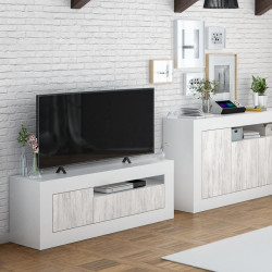 MUEBLE TV CON 2 PUERTAS 53X139X42CM BL VELHO BL ARTIK MOMI