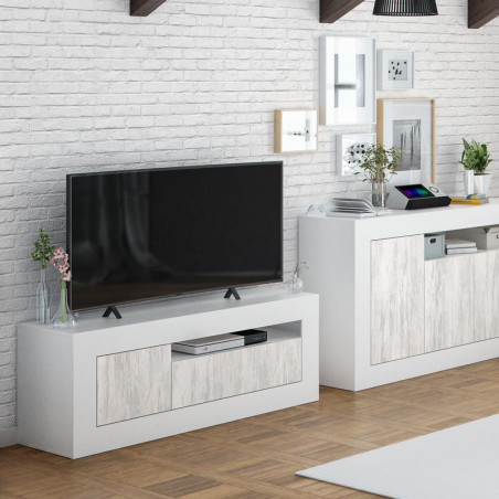 MUEBLE TV CON 2 PUERTAS 53X139X42CM BL VELHO BL ARTIK MOMI