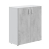 ARMARIO MULTIUSOS BAJO 92X80X37CM BL ARTIK CEMENTO MOMI
