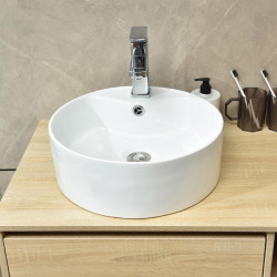 MUEBLE BANO SERIE TAJINASTE GABINETE 80X46X50CM ESPEJO 60X60CM BENOTTI