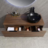 MUEBLE BANO SERIE CALENDULA GABINETE 120X48X80CM ESPEJO 100X100CM BENOTTI