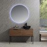MUEBLE BANO SERIE CALENDULA GABINETE 120X48X80CM ESPEJO 100X100CM BENOTTI
