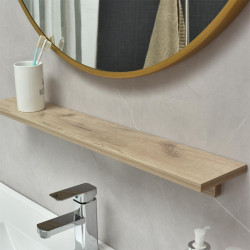 MUEBLE BANO SERIE LIRIO GABINETE 100X48X82CM ESPEJO 75X75CM BENOTTI