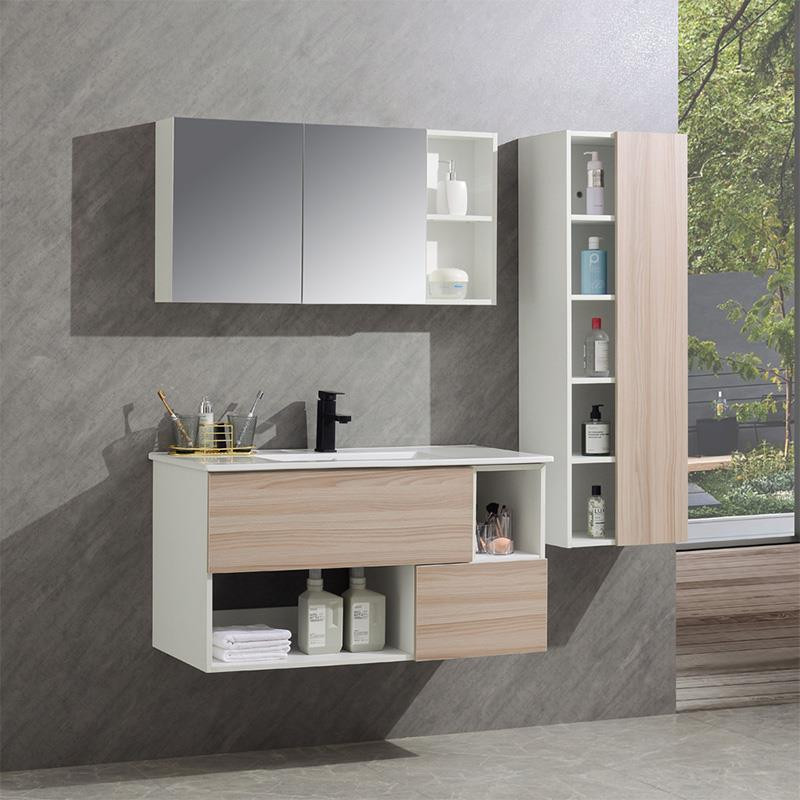 MUEBLE BANO SERIE GARDENIA GABINETE 100X46X54CM ESPEJO 100X50X15CM BENOTTI