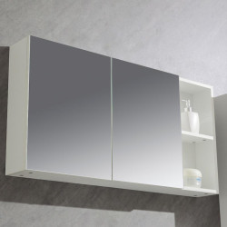 MUEBLE BANO SERIE GARDENIA GABINETE 100X46X54CM ESPEJO 100X50X15CM BENOTTI