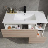MUEBLE BANO SERIE GARDENIA GABINETE 100X46X54CM ESPEJO 100X50X15CM BENOTTI