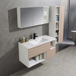 MUEBLE BANO SERIE GARDENIA GABINETE 100X46X54CM ESPEJO 100X50X15CM BENOTTI