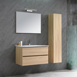 MUEBLE BANO SERIE GIRASOL GABINETE 80X46X50CM ESPEJO 80X60X2CM BENOTTI