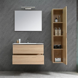 MUEBLE BANO SERIE GIRASOL GABINETE 80X46X50CM ESPEJO 80X60X2CM BENOTTI