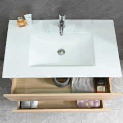 MUEBLE BANO SERIE GIRASOL GABINETE 80X46X50CM ESPEJO 80X60X2CM BENOTTI