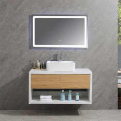 MUEBLE BANO SERIE NARCISO GABINETE 100X50X62CM ESPEJO 100X60CM BENOTTI