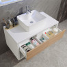 MUEBLE BANO SERIE NARCISO GABINETE 100X50X62CM ESPEJO 100X60CM BENOTTI