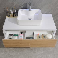 MUEBLE BANO SERIE NARCISO GABINETE 100X50X62CM ESPEJO 100X60CM BENOTTI