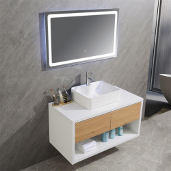 MUEBLE BANO SERIE NARCISO GABINETE 100X50X62CM ESPEJO 100X60CM BENOTTI