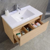 MUEBLE BANO SERIE PETUNIA GABINETE 80X46X54CM ESPEJO 80X60CM BENOTTI