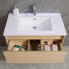 MUEBLE BANO SERIE PETUNIA GABINETE 80X46X54CM ESPEJO 80X60CM BENOTTI