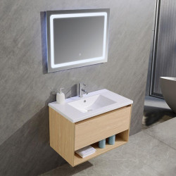 MUEBLE BANO SERIE PETUNIA GABINETE 80X46X54CM ESPEJO 80X60CM BENOTTI