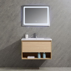MUEBLE BANO SERIE PETUNIA GABINETE 80X46X54CM ESPEJO 80X60CM BENOTTI