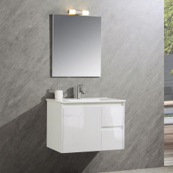 MUEBLE BANO SERIE CLAVEL GABINETE 75X46X54CM ESPEJO 70X60CM BENOTTI