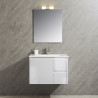 MUEBLE BANO SERIE CLAVEL GABINETE 75X46X54CM ESPEJO 70X60CM BENOTTI