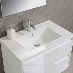 MUEBLE BANO SERIE CLAVEL GABINETE 75X46X54CM ESPEJO 70X60CM BENOTTI