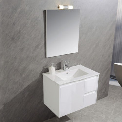 MUEBLE BANO SERIE CLAVEL GABINETE 75X46X54CM ESPEJO 70X60CM BENOTTI