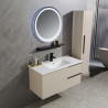 MUEBLE BANO SERIE AZUCENA GABINETE 100X46X50CM ESPEJO 70X70CM BENOTTI