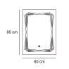 ESPEJO DE BANO LED 60X80 CM SERIE MORROCOY BENOTTI