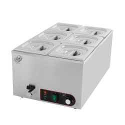 BANO MARIA INDUSTRIAL 6 CUBETAS 1200W LARRYHOUSE