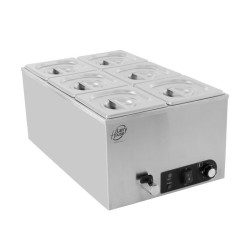BANO MARIA INDUSTRIAL 6 CUBETAS 1200W LARRYHOUSE