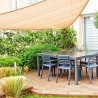 TOLDO VELA TRIANGULAR 36X36X36 MT BEIGE DONNA GARDEN