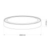 DOWNLIGHT REDONDO 15W SERIE RUBI AIRMEC