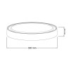 DOWNLIGHT REDONDO 18W SERIE RUBI AIRMEC