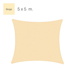 TOLDO VELA CUADRADO 5X5 MT BEIGE DONNA GARDEN