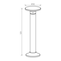FAROLA LED DE JARDIN 8W AIRMEC