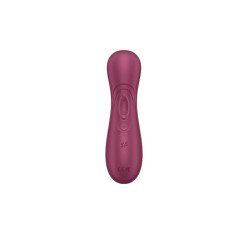 SUCCIONADOR DE CLITORIS PRO 2 GENERATION 3 LIQUID AIR WINE RED SATISFYER