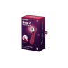 SUCCIONADOR DE CLITORIS PRO 2 GENERATION 3 LIQUID AIR WINE RED SATISFYER