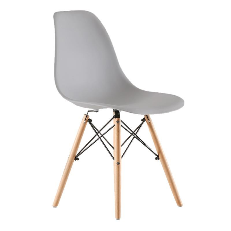 SILLA ESTILO NORDICO 48X53X82CM GRIS SERIE FINLANDIA MOMI