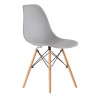 SILLA ESTILO NORDICO 48X53X82CM GRIS SERIE FINLANDIA MOMI