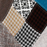SILLA ESTILO NORDICO 45X50X79CM PATCHWORK SERIE FINLANDIA MOMI