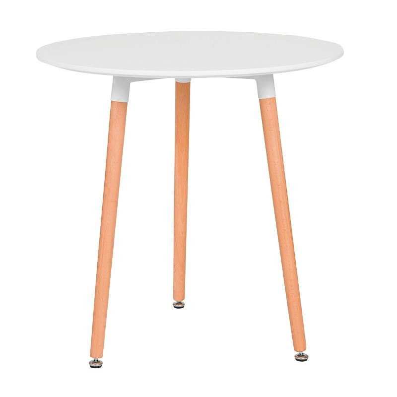 MESA ESTILO NORDICO 80X75CM BLANCA SERIE TANA MOMI